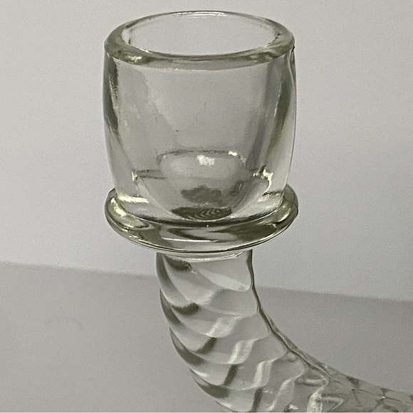 Imperial Glass Double Candle Holder Newbound 1930’s Vintage Collectible Clear - Picture 5 of 15